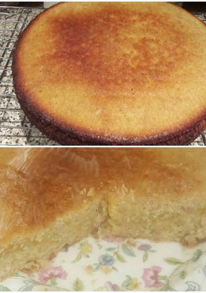 A picture of Robin's Almond Cake #HelpfulCook.