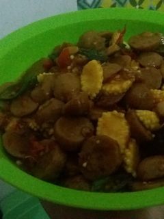 Foto resep Tumis bakso pedas manis