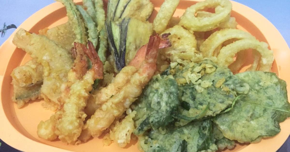 Como hacer verdura en tempura