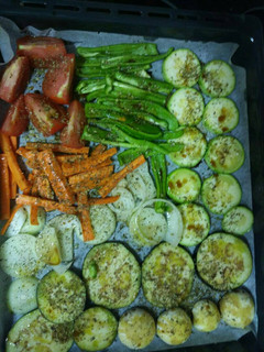 Una foto de Parrillada de verduras al horno