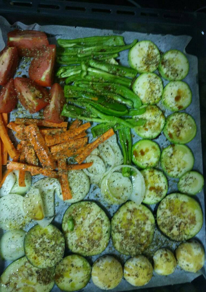 Una foto de Parrillada de verduras al horno