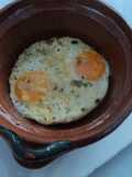 Huevos a la mexicana en cazuela, rancheros con epazote mamá chole