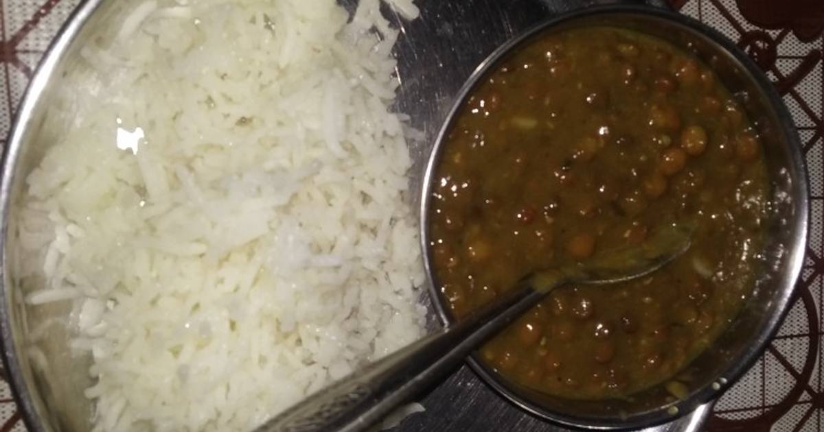 Kali malka dal chawal Recipe by Shivani Varshney - Cookpad