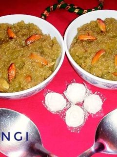 A picture of Dudhi Halwa.