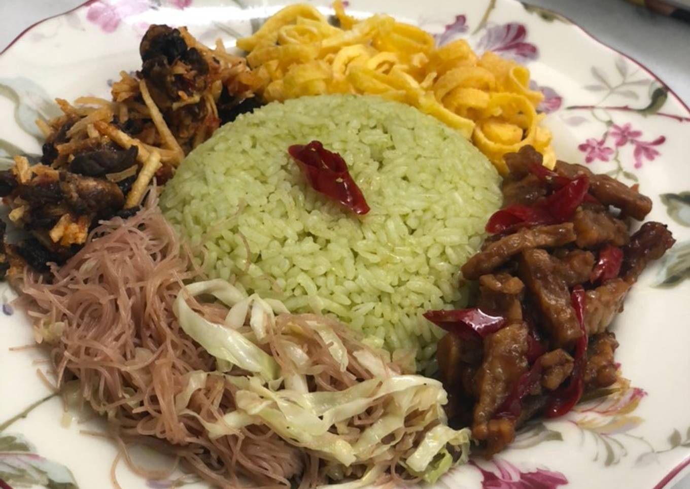 Nasi susu hijau