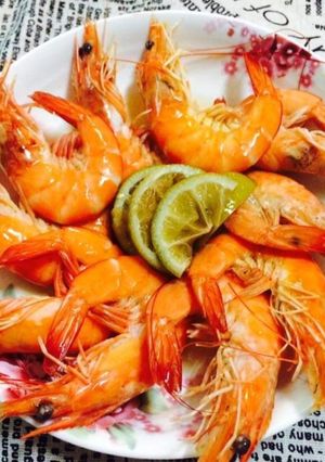 A picture of Drunken Shrimp with Shaoxing Wine (Gui Fei Style).