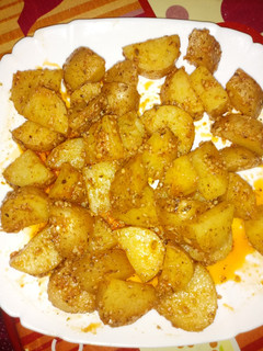Una foto de Patatas al microondas