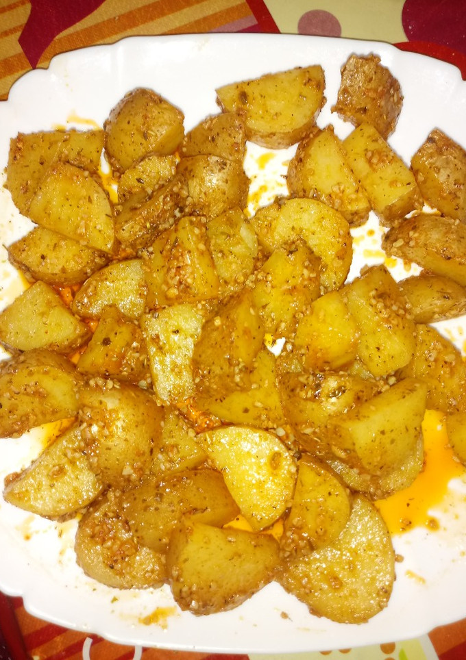 Una foto de Patatas al microondas