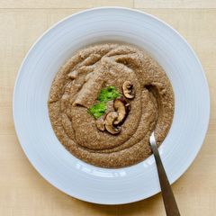 A picture of Sweet Miso Mushroom Soup (Dairy-Free, Gluten-free, Vegan).