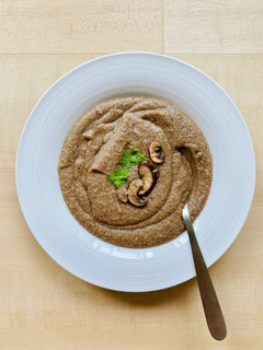 A picture of Sweet Miso Mushroom Soup (Dairy-Free, Gluten-free, Vegan).