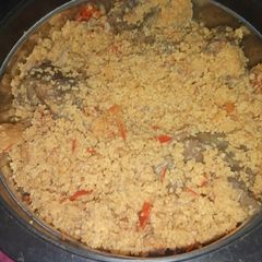 A picture of Couscous Jollof.