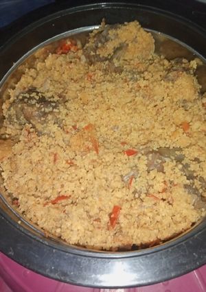 A picture of Couscous Jollof.
