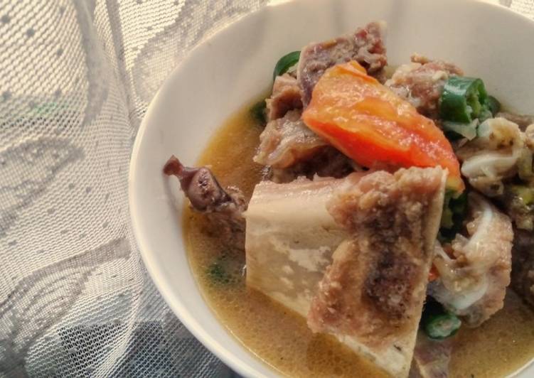 Recipe of Favorite Iga Masak Cabai Hijau / Ribs in Green Chillies Sauce