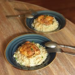 A picture of Baked Chicken Rice.