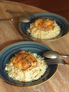 A picture of Baked Chicken Rice.