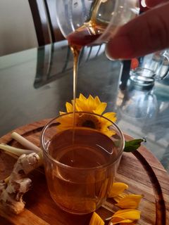 Hình của món Trà gừng sả mật ong.