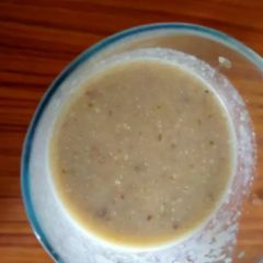 A picture of Dry fruit milkshake.