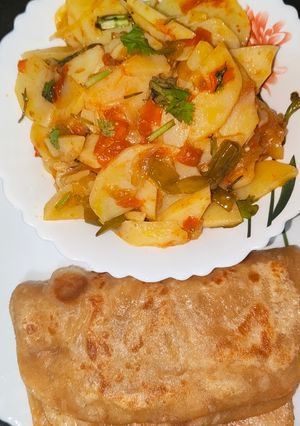 A picture of 🥔 Aloo Bhujiya | Quick & Yummy Potato Sabzi.