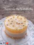 Cheesecake đậu hũ chanh dây