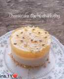 Cheesecake đậu hũ chanh dây