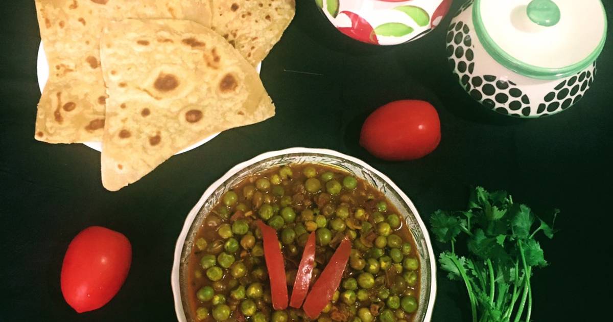 Green Peas Ghugni with Paratha Recipe by Sudipa Gope Cookpad