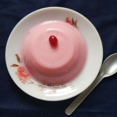 Rose Agar-agar Pudding A picture of Rose Agar-agar Pudding.