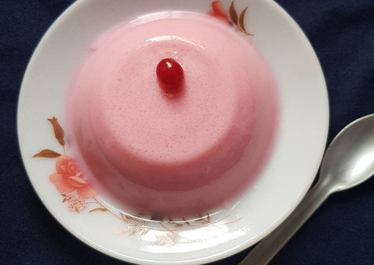 Easiest Way to Make Homemade Rose Agar-agar Pudding