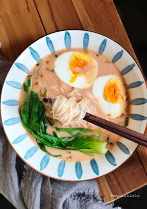 Foto resep Creamy Spicy Miso Noodle