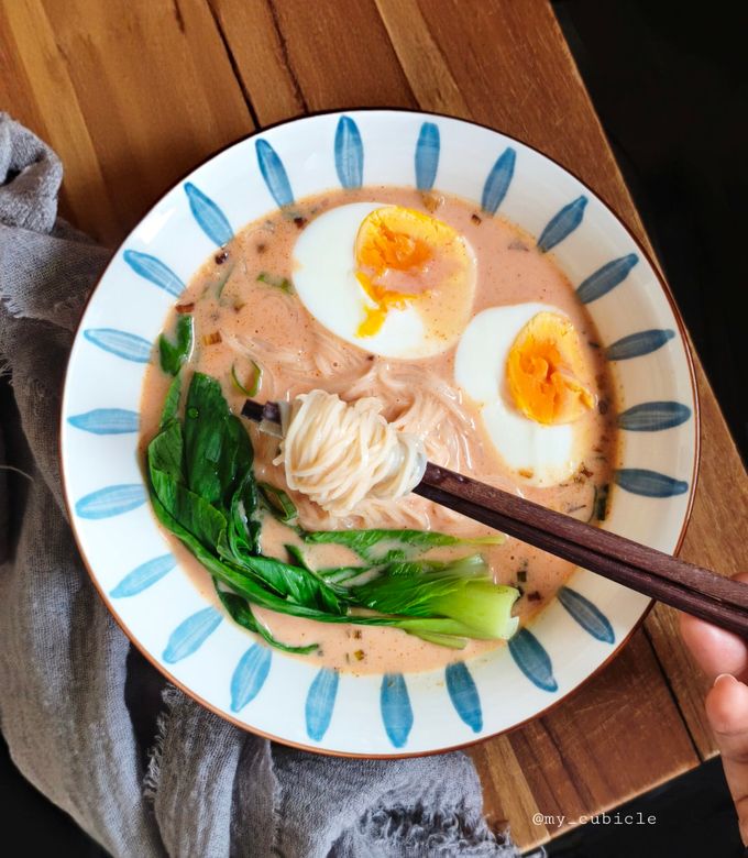 Foto resep Creamy Spicy Miso Noodle