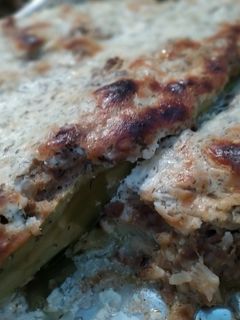 Töltött tök/cukkini sok kaporral recept fotója