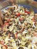 Una rica ensalada y nutritiva