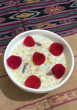 A picture of Sabudana Kheer / Payesh.