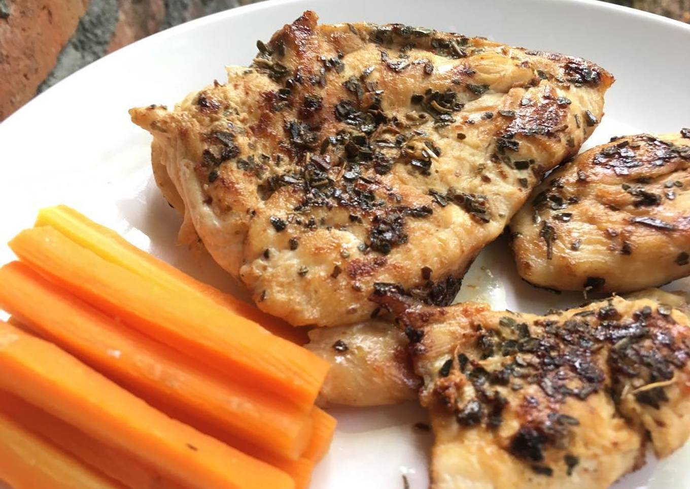 Ayam panggang (menu diet)