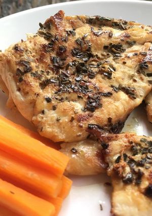 Foto resep Ayam panggang (menu diet)