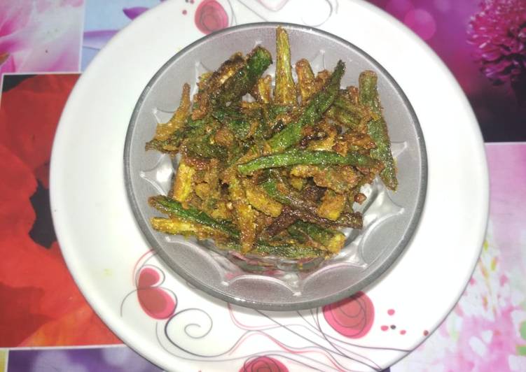 Easiest Way to Prepare Ultimate Crispy lady fingers