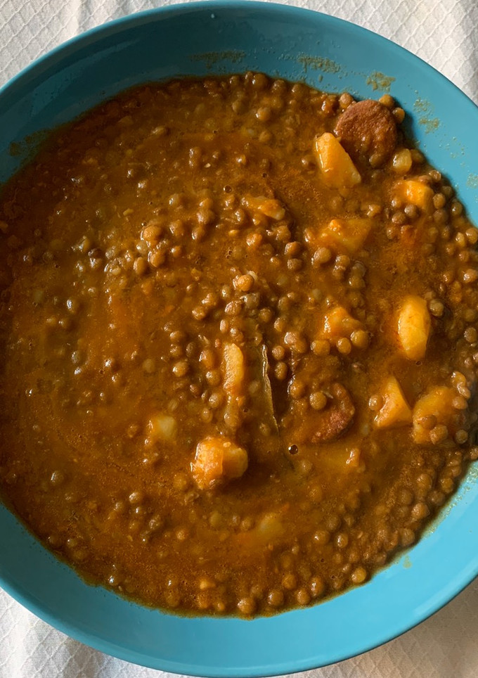 Una foto de Lentejas con chorizo