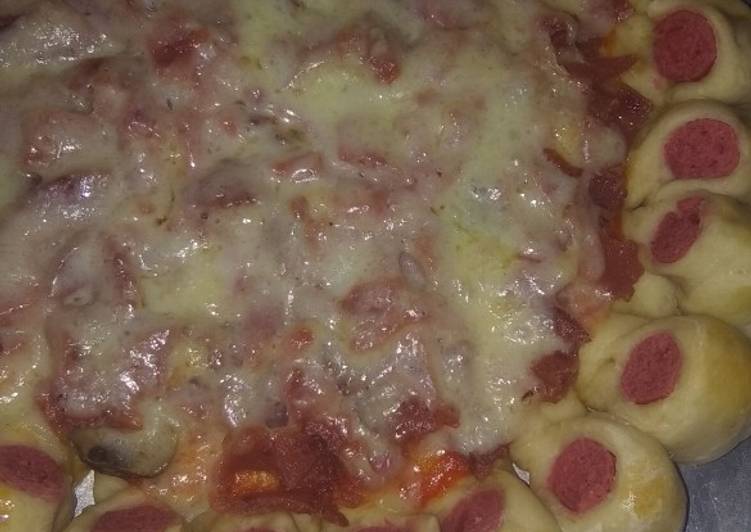 Resep Sausage Crust Pizza, Menggugah Selera