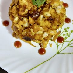 A picture of Instant Bread Poha.