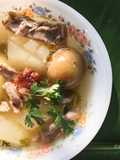 เป็ดย่างต้มฟักมะนาวดอง
