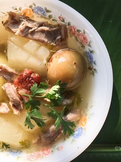 รูปของ เป็ดย่างต้มฟักมะนาวดอง