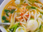 A picture of shellfish noodle