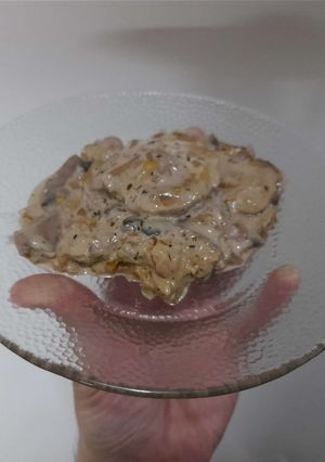 Una foto de Solomillo con Salsa de Vino Tinto y Champiñones