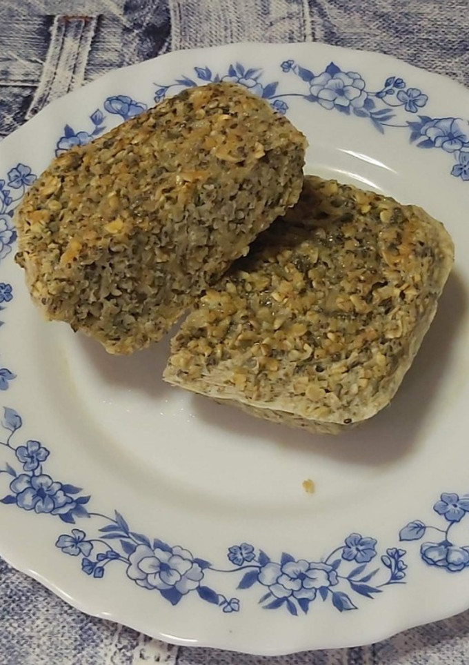 Una foto de Pan de avena y chía al microondas