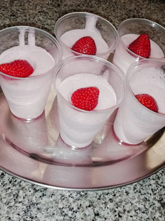 Una foto de Mousse de Fresas