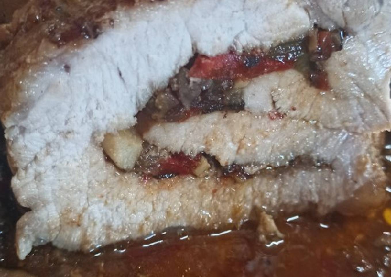 Lomo relleno al horno