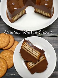 Foto resep Puding marie coklat
