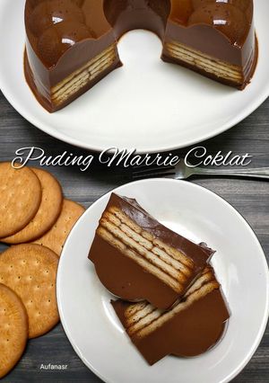 Foto resep Puding marie coklat