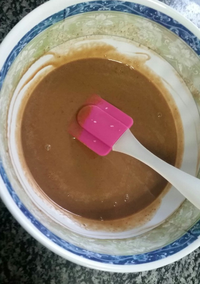Una foto de Ganache chocolate a la menta