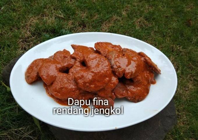 Rendang jengkol/jering