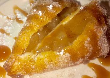How to Prepare Tasty Caramel apple pie samosas